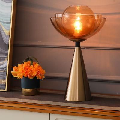 Copper Red Golden Table Lamp Living Room Lamp Desk Lamp