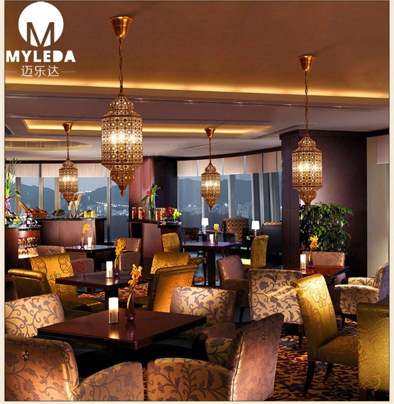 Brass Moroccan Decorative Bar Pendant Light