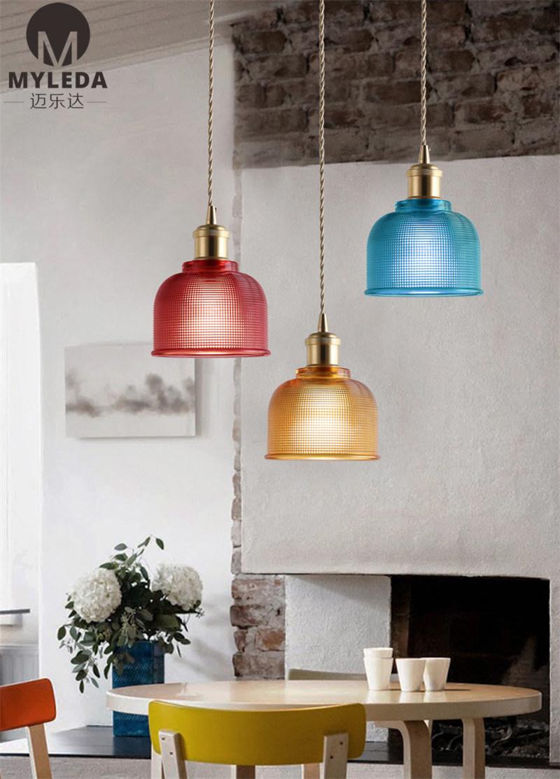 Hotsell Vintage Colorfull Glass Pendant Lamps