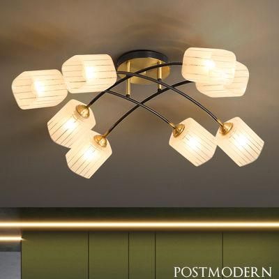 Nordic Copper Ceiling Lamps Simple Modern Living Room Lamp Dining Room Light
