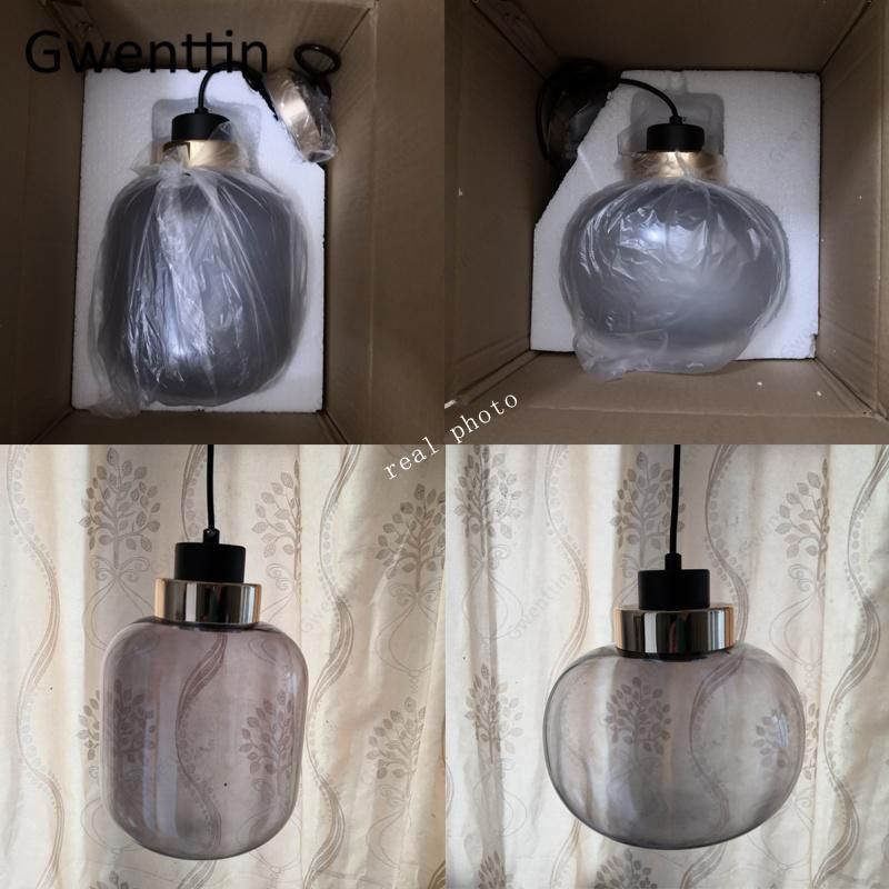 Modern Home Loft Pendant Light Decor Nordic Bedroom Bjarke Modern Attractive Glass Pendant Light (WH-AP-347)