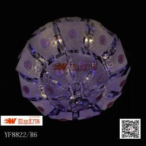 High Quality White LED Crystal Glass Ceiling Hotel Chandelier (YF8822/R6)