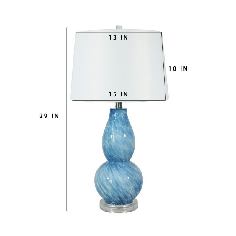New Chinese American Glass Table Lamp Bedroom Bedside Living Room Auspicious Gourd Hotel Villa Club Hall Entrance Decoration Table Lamp Floor Lamp
