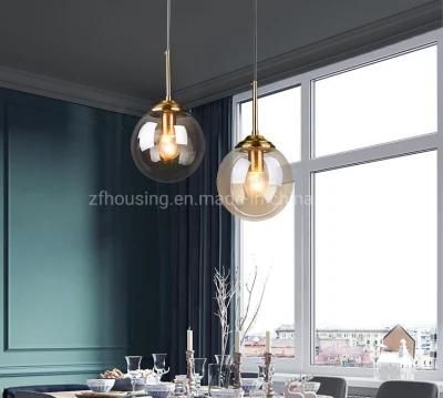 Modern Hotel Project Decoration Ball Shape Glass Pendant Lighting Zf-Cl-059