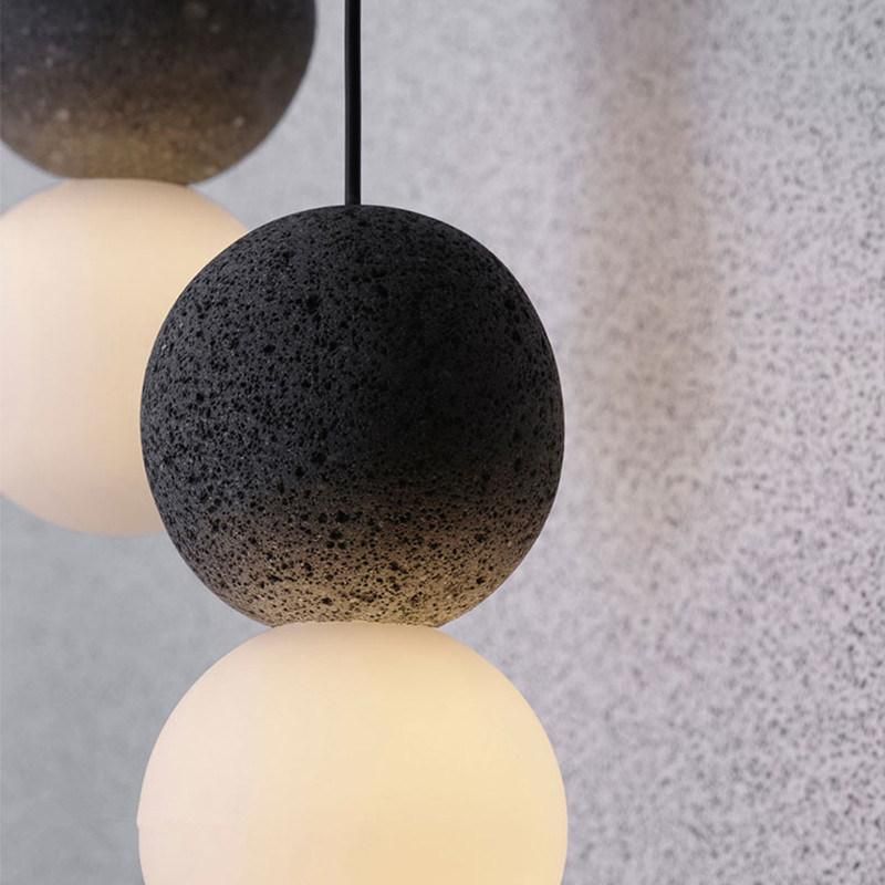 Nordic Creative Pendant Lamp for Living Room Dorte Cement Scandinavian Minimalist Pendant Light (WH-AP-345)