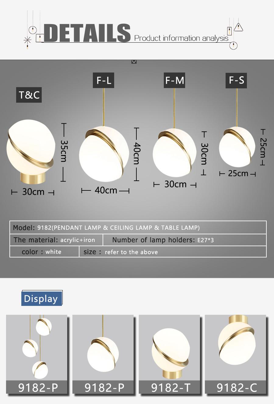 High Quality Pendant Lamp with Cheap Price