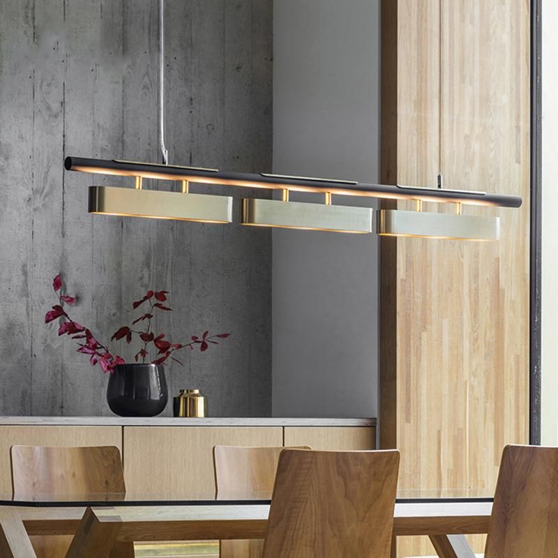 All Copper Dining Room Pendant Lamp Dining Table Long Bar Chandelier