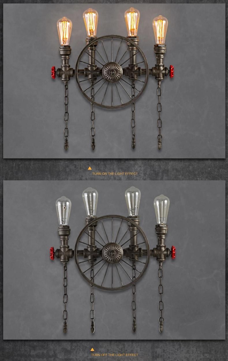 Loft Style Steampunk Decoration Retro Wall Lamp Vintage Industrial Lamp (WH-VR-89)