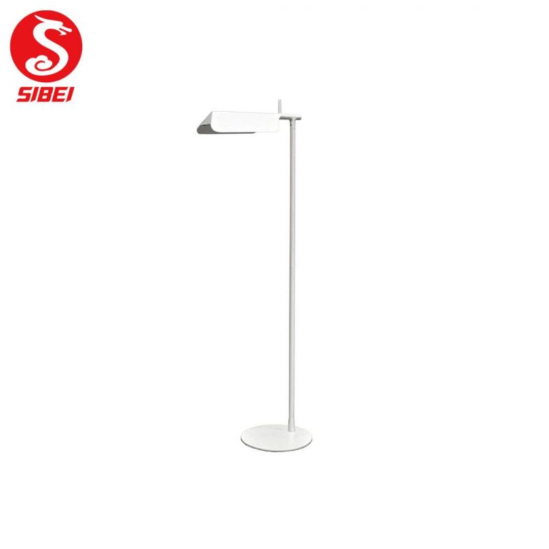 Modern Bedroom White Color Corner Light Minimal Vertical LED Standing Floor Lamp