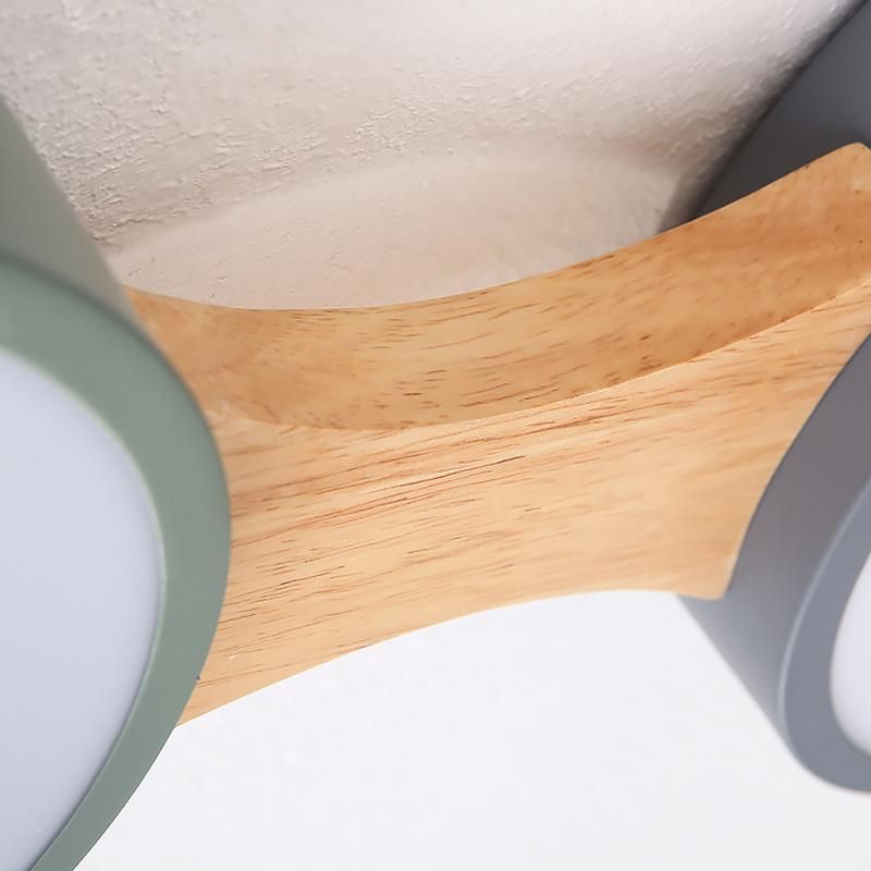 Round Creative Ceiling Light Modern Simple Bedroom Lamp Children Room Light