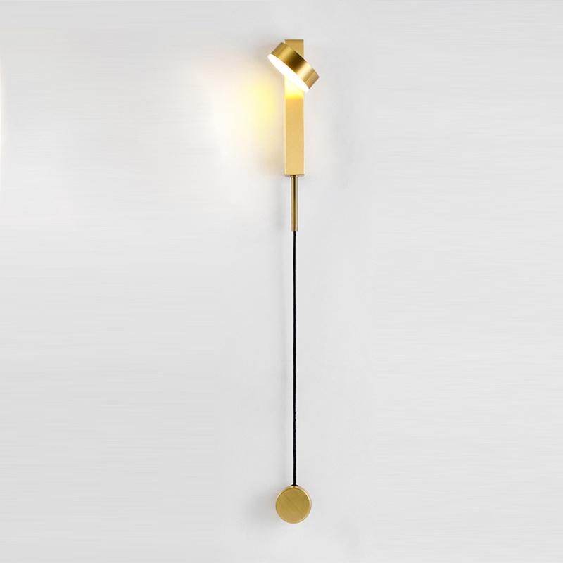 Bedroom Atelier Bedside Black Rotation LED Art Deco Lamp Bedside Light (WH-VR-87)