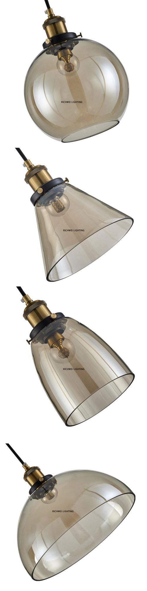 Nordic Bedside Restaurant Single Head Small Chandelier Retro Bar Coffee Shop Glass Modern Minimalist Direct Sales Lamps
