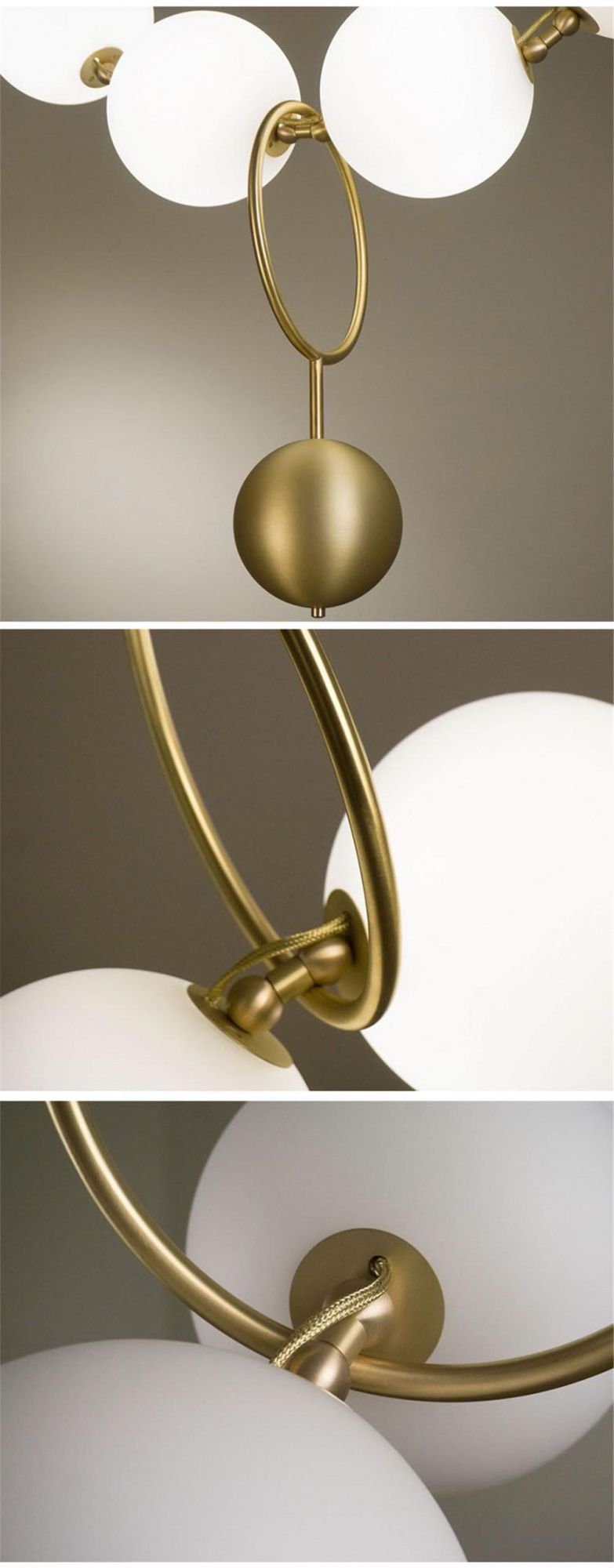 Modern DIY Hanging Design Shape Glass Globe Pendant Light