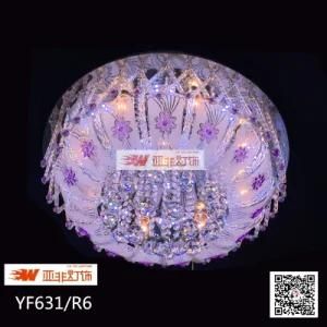 2015 New Modle Glass Crystal Ceiling Lamp with MP3 (YF631/R6)