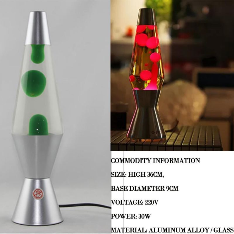 Indoor Residential Home Office Shop School Desk Deoctaive Custom Floating Wax Mini Lava Lights Table Lamp