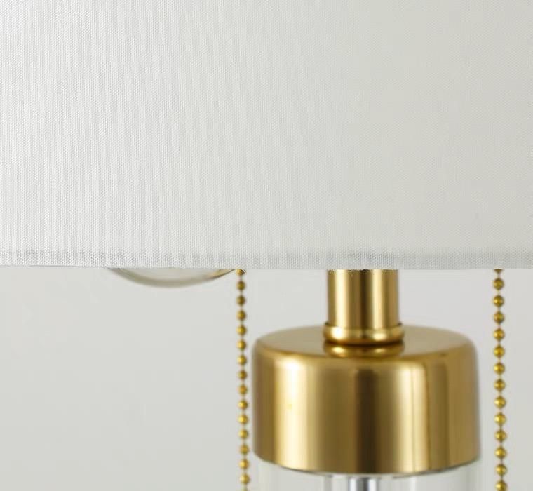 Postmodern Table Lamp American Simple Crystal Fashion High End Model Room Soft Villa Hotel Club Hall Lamps