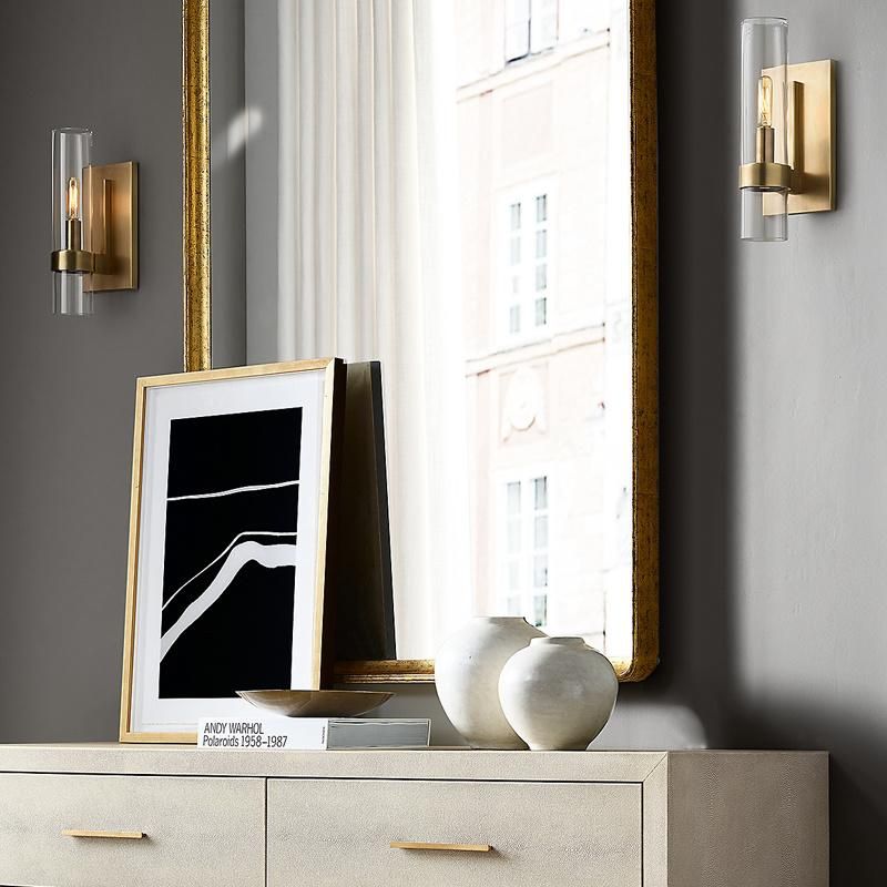 Nordic Wall Lamp for Gold Color Living Room Bedroom Hotel Wall Lights (WH-OR-102)