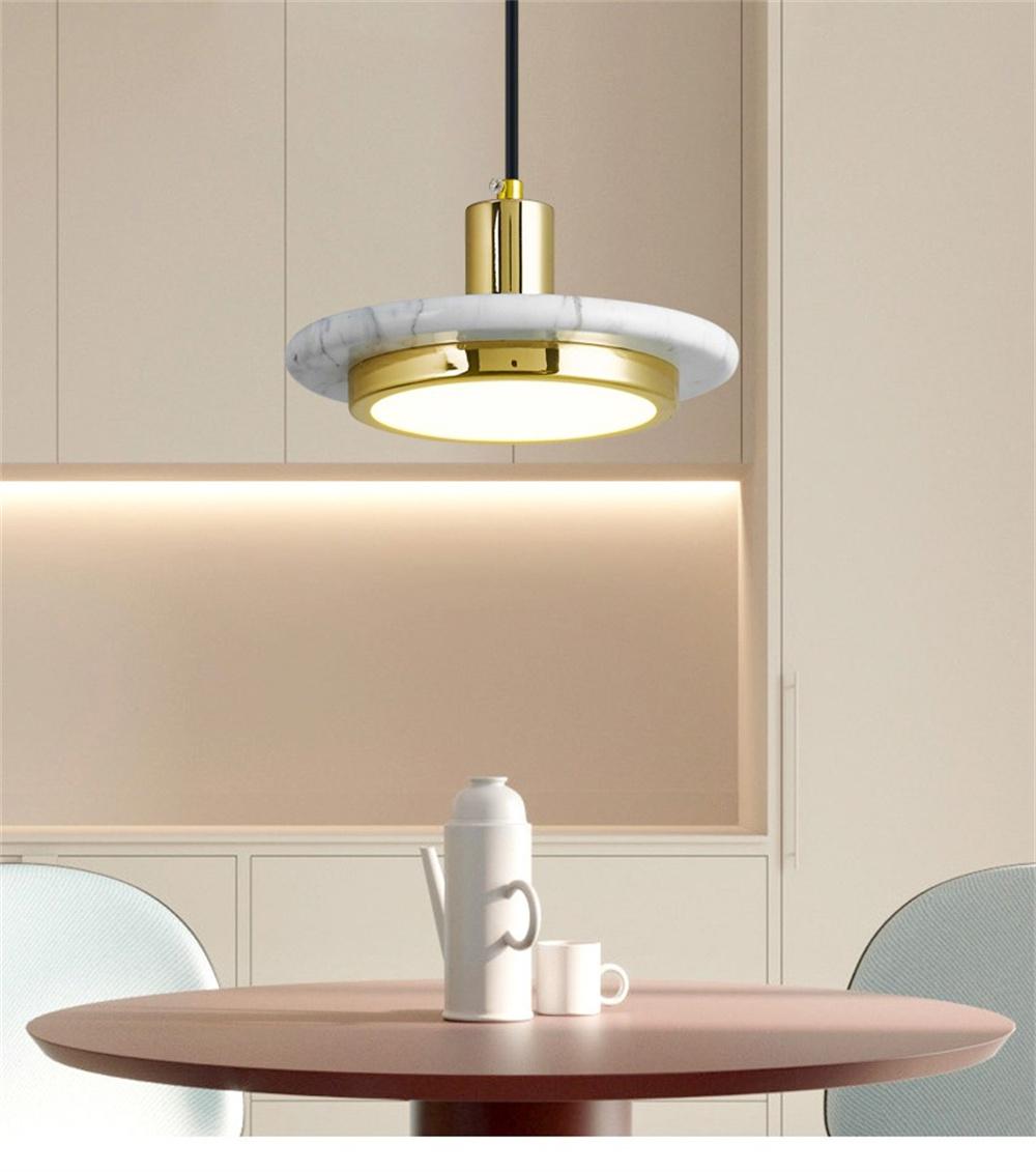Nordic Bedroom Pendant Light Marble Creative Personality Restaurant Lamp Simple Bar Small Pendant Lamp