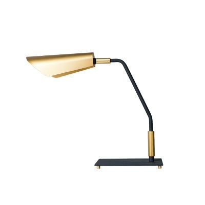 Modern Sand Black Gold Desk Table Lamp Light for Hotel Poject, Shade Can Be Rotated