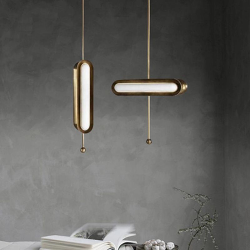 Modern Metal Pendant Lamp Designrer Simple LED Lights Nordic Loft Restaurant Kitchen Living Room Pendant Lamp (WH-AP-190)