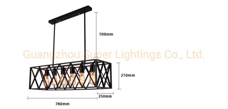 Industrial Design Deco Vintage Hanging Lamp for Dining Room