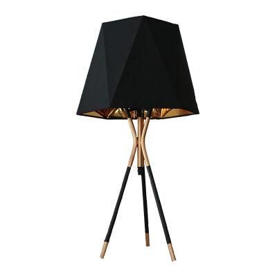 Tripod Floor Lamp Table Lamp Desk Light Living Room Lamp American Modern Floor Lamp Iron Geometric Cover Triangular Decorative Floor Lamp