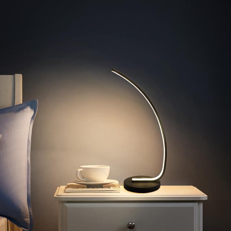 Line Shade Creative Modern Style Table Lamp Desk Bedside Lamp