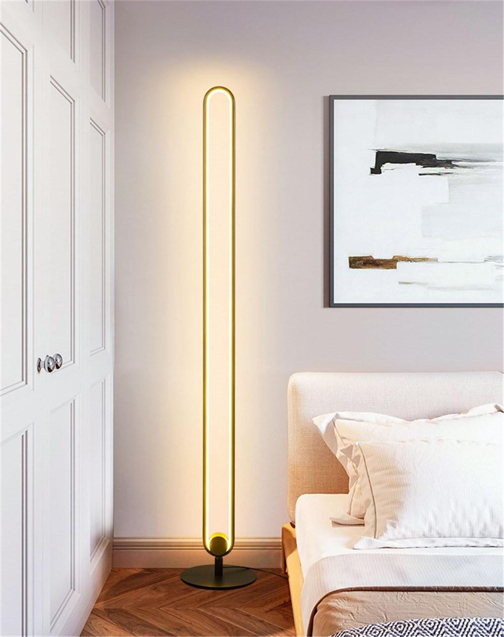 Floor Lamp Creative Personality Bedroom Bedside LED Standing Lamps for Living Room Home Decor Iron Stand Light