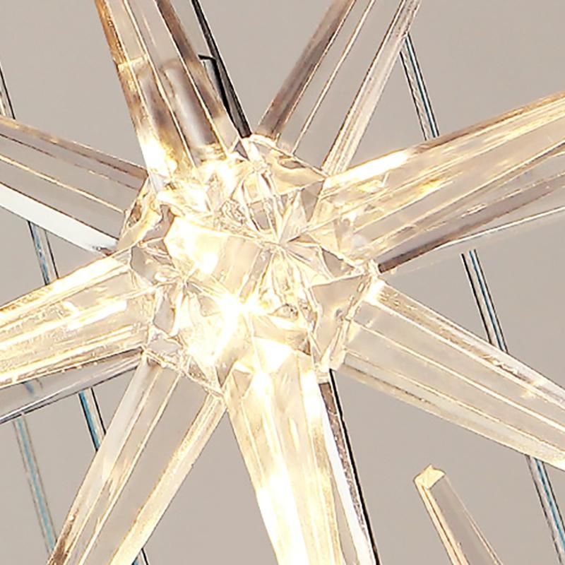 Exhibition Hall Lobby Crystal Chandelier Living Room Lamp Pendant Lamp