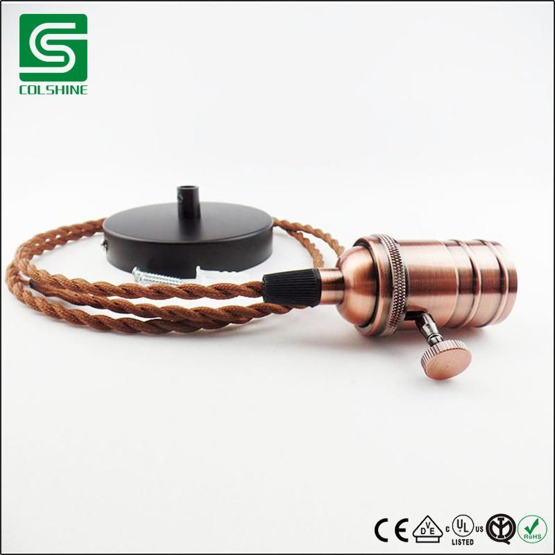 E27 Industrial Pendant Lamp with Switch with Ce Certificate