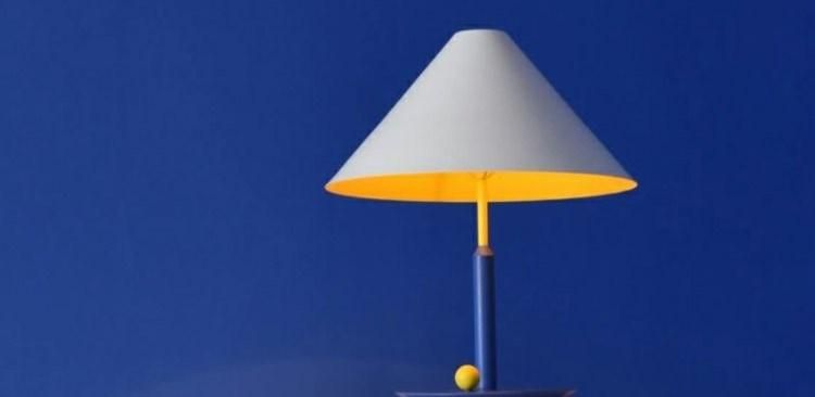 Nordic Simple Modern Bamboo Hat Modeling Living Room Table Lamp Art Children′s Bedroom Designer Desk Lamp