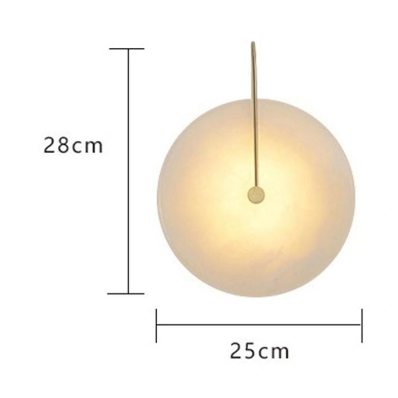 Modern Simple Copper LED Wall Lamps Bedroom Bedside Lamp Hallway Living Room Home Decor Wall Lights Corridor LED Light Fixtures