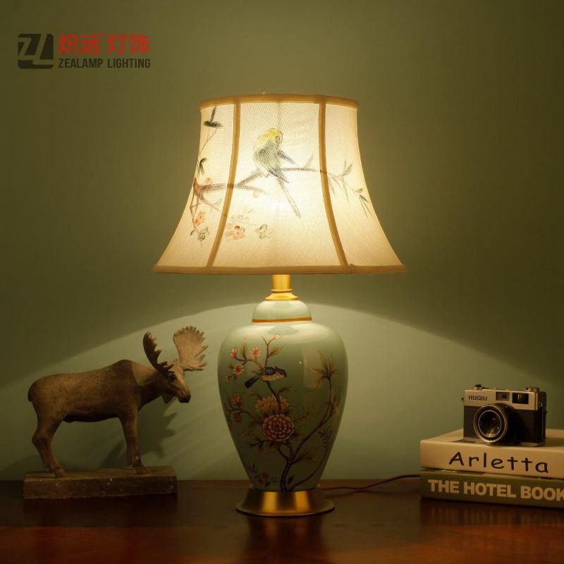 Chinese Decorative Rural Ceramic Lamp for Bedroom Reading Light (TL8071)