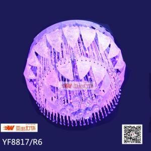 LED Crystal Glass Ceiling Cheap Chandelier with Wireless Remote (YF8817/R6)