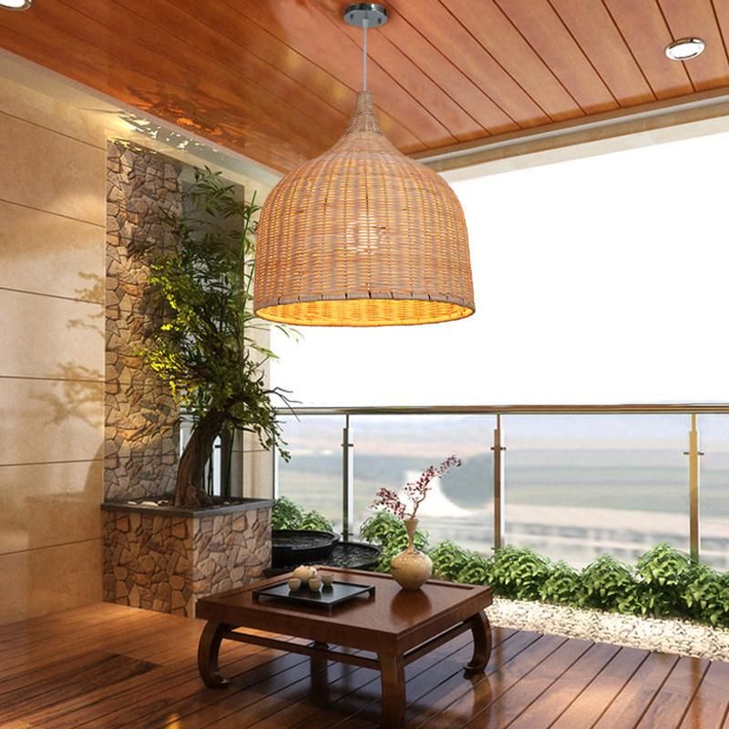 Cottange Barn Pendant Lights for Indoor Home Kitchen Rattan Pendant Light (WH-WP-20)