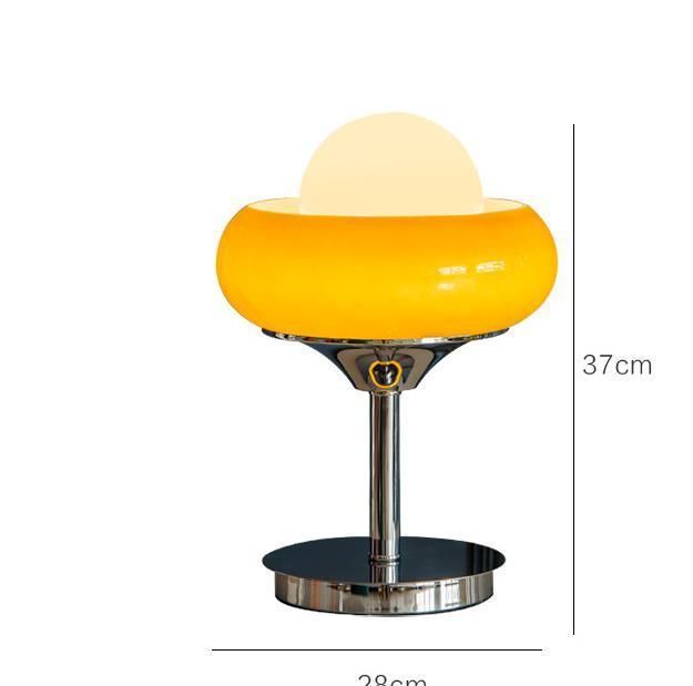Decorative Nordic Table Lamp Dimmable Plug Desk Lamp Modern Glass Globe LED Table Light