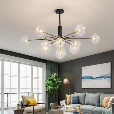 Creative Bedroom Living Room Glass Chandelier