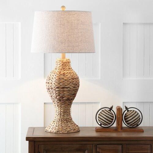 Bamboo Home Decoration Lights Rattan Desk Table Lamp for Hotel Office Living Room
