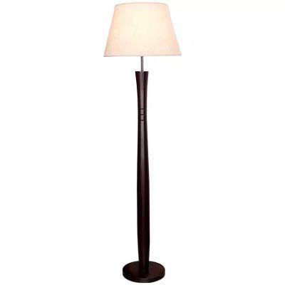 Modern Chinese Floor Lamp Living Room Bedroom Household Hotel Guest Room Lobby Floor Standing Wooden LED Lamps