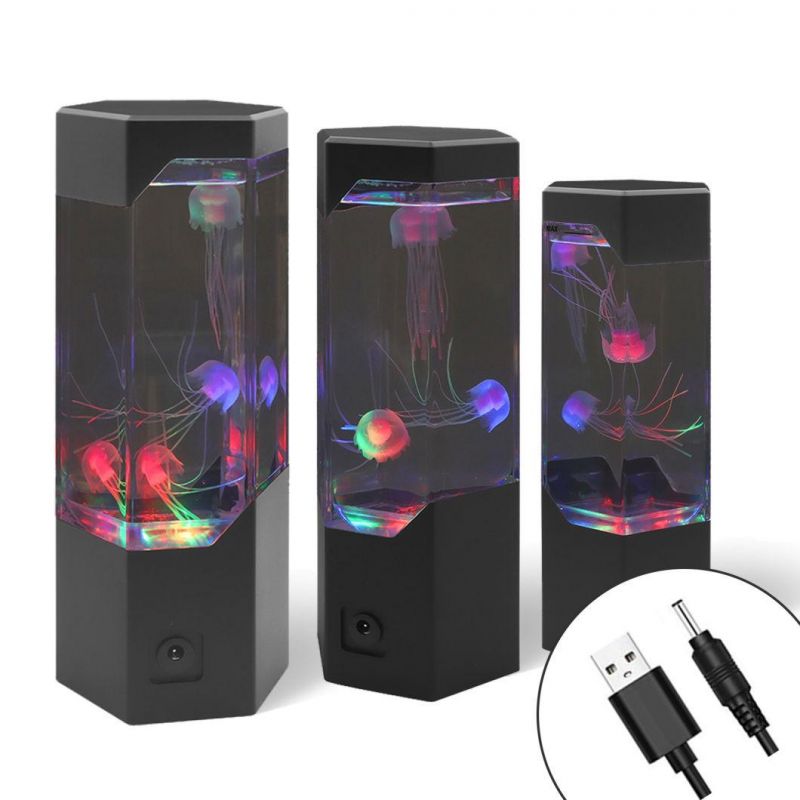 Trendy Desktop Novelty Creative Night Light Cost Effective Decorative LED Gift Jellyfish Lamp