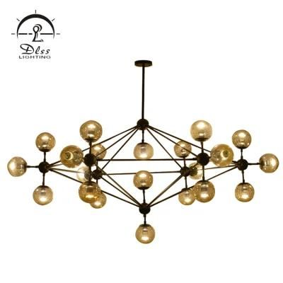 Modern Style Glass Ball Chandelier Pendant Light E27