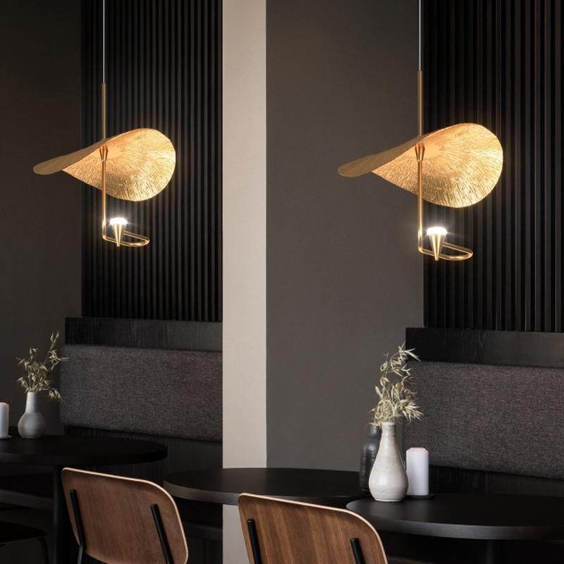Restaurant Creative Chandelier All Copper Crystal Chandelier Pendant Light Lamp