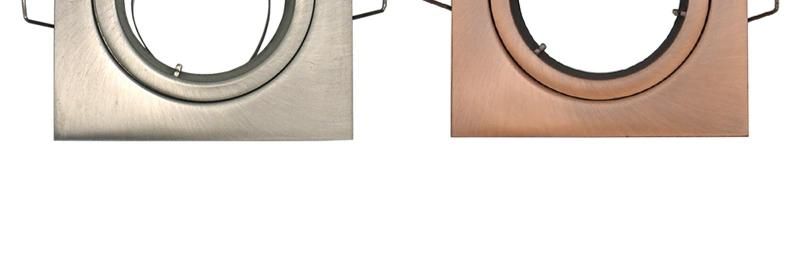 Square Lighting Fixture GU10 MR16 Downlight Housing Holder (LT1101)