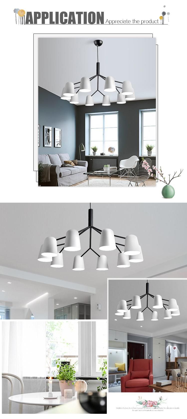 Simple Suspension Lights Home Restaurant Decor Modern Aluminum Hanging Lamp