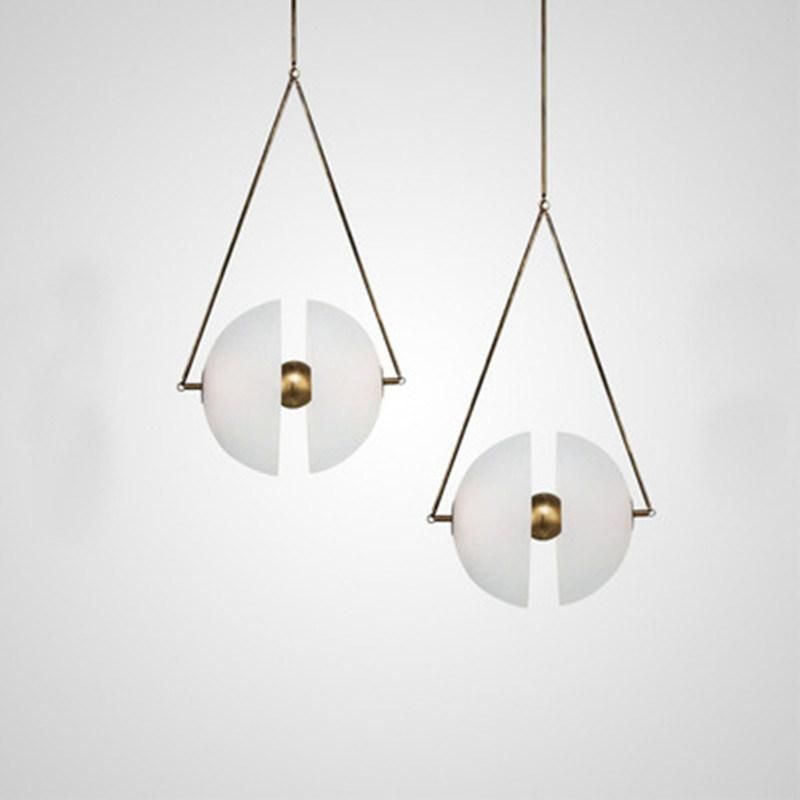 Nordic Ball Pendant Light LED Living Room Loft Minimalist Light Restaurant Bar Hotel Clothing Pendant Lamp (WH-AP-132)