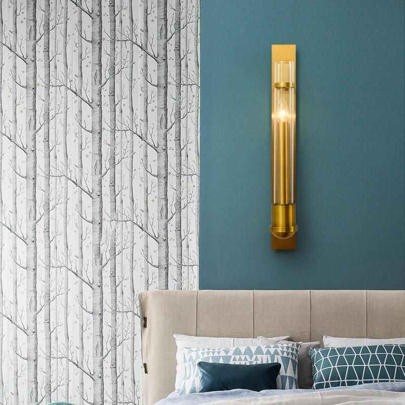 Nordic Postmodern Minimalist Retro Creative Glass Wall Lamp Bedroom Bedside Porch Designer Model Room Wall Lamp