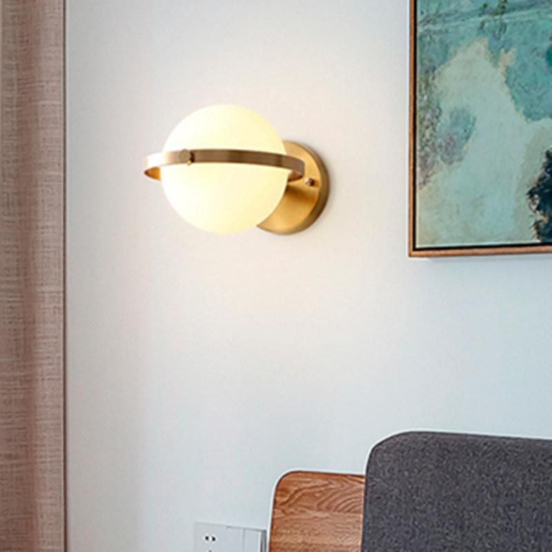 Modern Wall Lamp Noric All Copper Wall Lamps for Living Room Bedroom LED Wall Sconce (WH-OR-217)