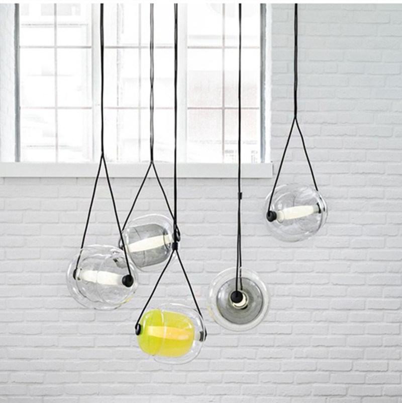 Nordic Glass Pendant Lights Colorful Lampshade for Living Room Restaurant Bedroom Home Pendant Light (WH-AP-209)