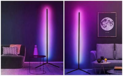 Minimalist Decor Nordic New Ostrich Design Feather Y Smart Modern Tripod Corner Lux Standing LED Floor Lamp
