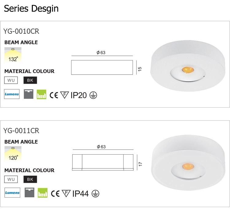 Mini LED Cabinet Spot Light for Showcase Display Cases Exhibit Hall IP44 Downlight